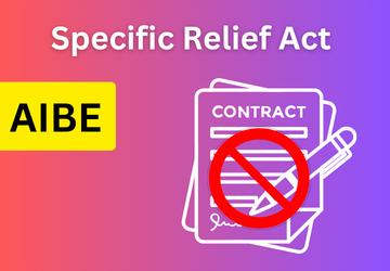 AIBE 22 : Specific Relief Act (English)